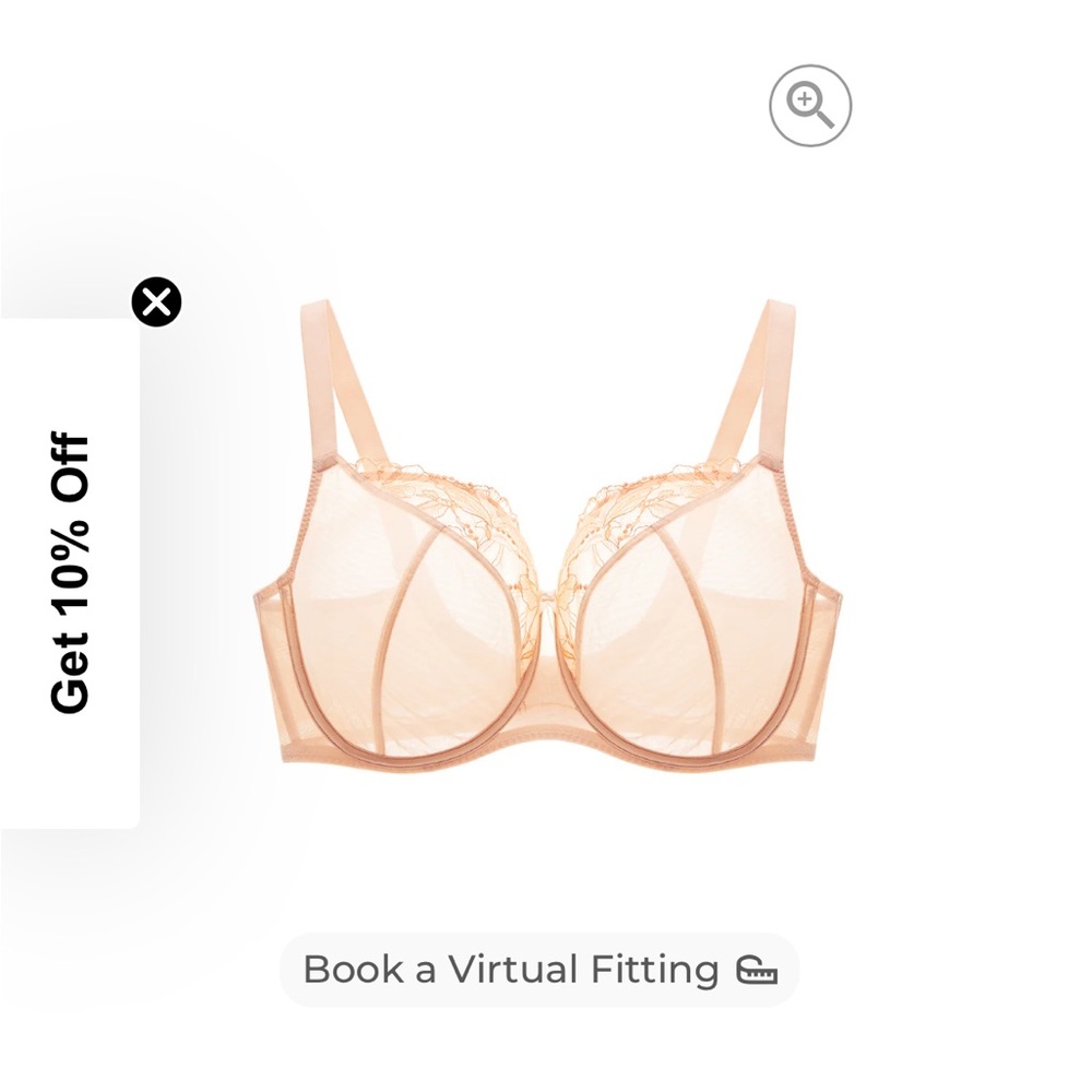 Peach Lace Understance Bra